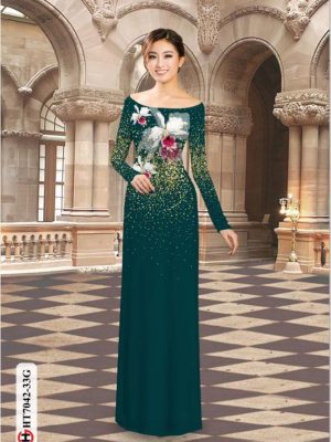 Vải áo dài hoa in 3D thiết kế 2020 AD HT7042 25 1596190009 756 Vai ao dai hoa in 3D thiet ke 2020 AD