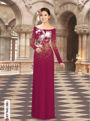 Vải áo dài hoa in 3D thiết kế 2020 AD HT7042 28 1596190009 881 Vai ao dai hoa in 3D thiet ke 2020 AD