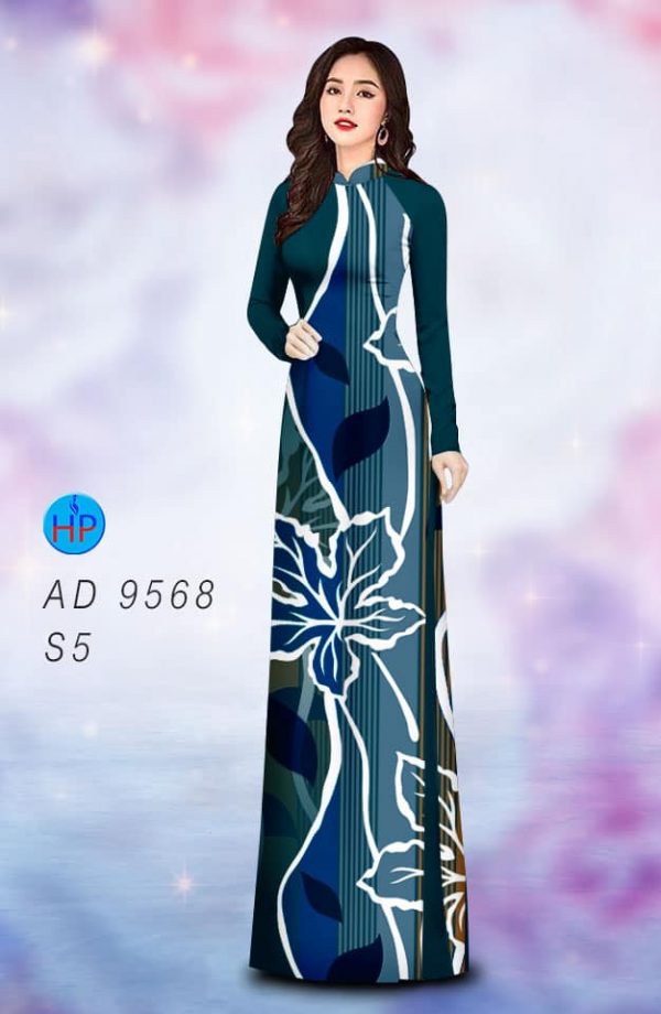 Vai ao dai hoa in 3D moi ra AD 9568