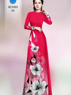 Vải áo dài hoa in 3D mới ra AD 6995 31 vai ao dai hoa 3d rat duyen rat dep 1462133
