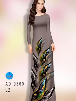 vai ao dai hoa in 3d gia re duoc chon nhieu 939151