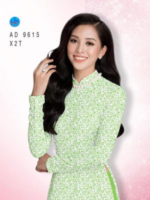 Vải áo dài hoa đều thiết kế 2020 AD 9615 31 vai ao dai hoa nhi shop mymy cuc hot 1823269