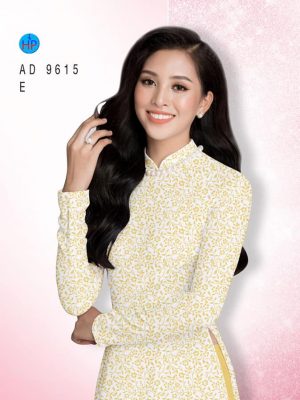 Vải áo dài hoa đều thiết kế 2020 AD 9615 32 vai ao dai hoa nhi ton dang ngoc rat dep 1023207