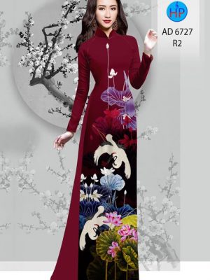 vai ao dai hoa sen gia re rat dep 10141