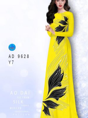Vải áo dài hoa in 3D mới ra AD 9628 26 vai ao dai hoa van 3d gia re vua ra 1499210