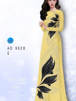 Vải áo dài hoa in 3D mới ra AD 9628 34 vai ao dai hoa van 3d shop my my da dang 1899101