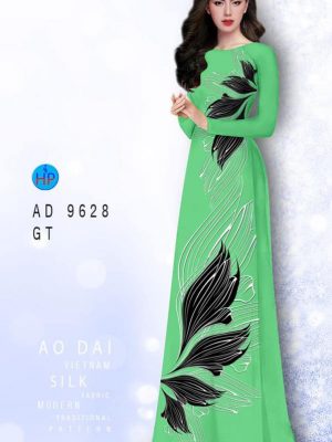 Vải áo dài hoa in 3D mới ra AD 9628 23 vai ao dai hoa van 3d truyen thong gia tot 1199275