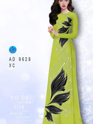 Vải áo dài hoa in 3D mới ra AD 9628 24 vai ao dai hoa van 3d truyen thong thanh lich 89960