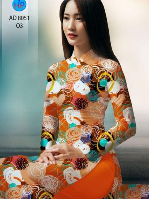 vai ao dai hoa van duyen dang phong cach 1113137