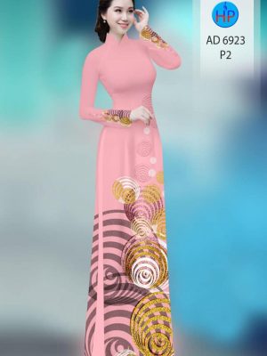 Vải áo dài hoa văn mới ra AD 6923 25 vai ao dai hoa van gia re dep 08517