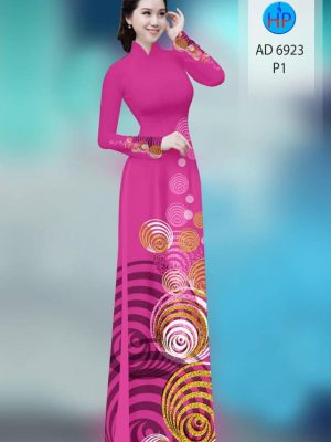 Vải áo dài hoa văn mới ra AD 6923 22 vai ao dai hoa van truyen thong dep 185172
