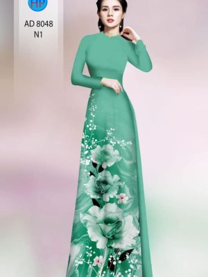 Vải áo dài hoa in 3d kiểu mới AD 8048 31 1596427002 658 Vai ao dai hoa in 3d kieu moi AD 8048