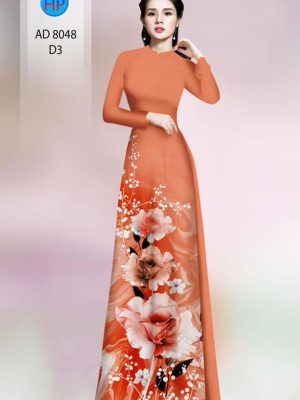 Vải áo dài hoa in 3d kiểu mới AD 8048 28 1596427002 958 Vai ao dai hoa in 3d kieu moi AD 8048