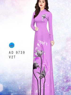 Vải áo dài hoa in 3D kiểu mới AD 9739 41 1596427379 413 Vai ao dai hoa in 3D kieu moi AD 9739