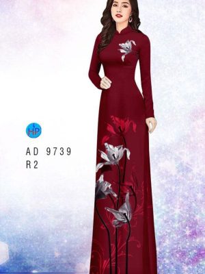 Vải áo dài hoa in 3D kiểu mới AD 9739 43 1596427379 886 Vai ao dai hoa in 3D kieu moi AD 9739