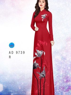 Vải áo dài hoa in 3D kiểu mới AD 9739 40 1596427379 93 Vai ao dai hoa in 3D kieu moi AD 9739