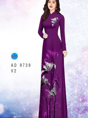 Vải áo dài hoa in 3D kiểu mới AD 9739 39 1596427379 951 Vai ao dai hoa in 3D kieu moi AD 9739