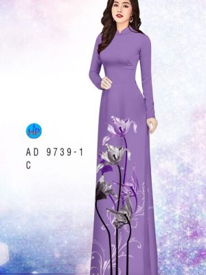 Vải áo dài hoa in 3D kiểu mới AD 9739 45 1596427380 774 Vai ao dai hoa in 3D kieu moi AD 9739