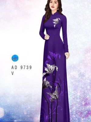 Vải áo dài hoa in 3D kiểu mới AD 9739 53 1596427381 4 Vai ao dai hoa in 3D kieu moi AD 9739