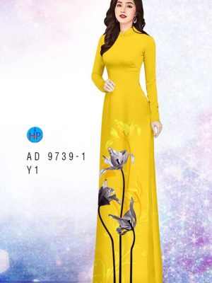Vải áo dài hoa in 3D kiểu mới AD 9739 55 1596427381 892 Vai ao dai hoa in 3D kieu moi AD 9739