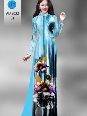 Vải áo dài hoa cúc kiểu mới AD 8032 26 1596427508 199 Vai ao dai hoa cuc kieu moi AD 8032