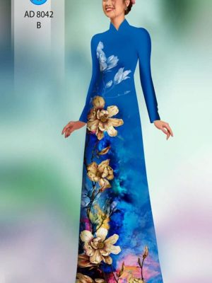 Vải áo dài hoa in 3D thiết kế 2020 AD 8042 24 1596428023 103 Vai ao dai hoa in 3D thiet ke 2020 AD