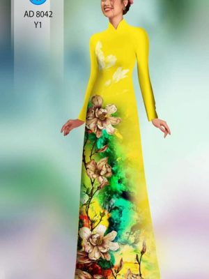 Vải áo dài hoa in 3D thiết kế 2020 AD 8042 26 1596428023 116 Vai ao dai hoa in 3D thiet ke 2020 AD