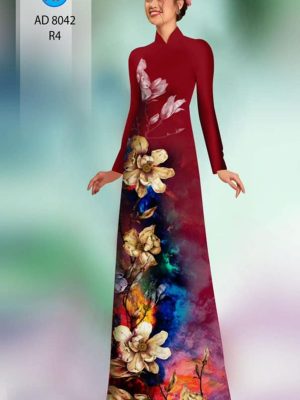 Vải áo dài hoa in 3D thiết kế 2020 AD 8042 28 1596428024 306 Vai ao dai hoa in 3D thiet ke 2020 AD