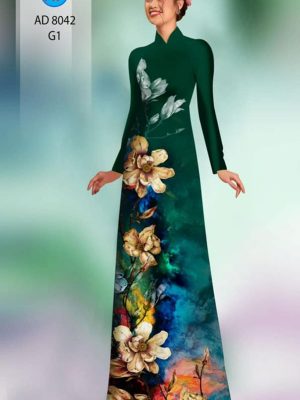 Vải áo dài hoa in 3D thiết kế 2020 AD 8042 33 1596428024 366 Vai ao dai hoa in 3D thiet ke 2020 AD
