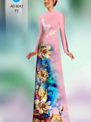 Vải áo dài hoa in 3D thiết kế 2020 AD 8042 31 1596428024 912 Vai ao dai hoa in 3D thiet ke 2020 AD