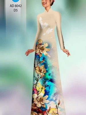 Vải áo dài hoa in 3D thiết kế 2020 AD 8042 35 1596428025 71 Vai ao dai hoa in 3D thiet ke 2020 AD