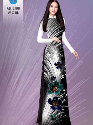 Vải áo dài hoa in 3D kiểu mới AD 8103 23 1596428150 689 Vai ao dai hoa in 3D kieu moi AD 8103