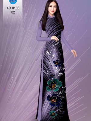 Vải áo dài hoa in 3D kiểu mới AD 8103 29 1596428151 445 Vai ao dai hoa in 3D kieu moi AD 8103