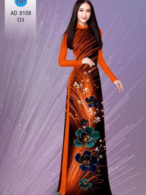 Vải áo dài hoa in 3D kiểu mới AD 8103 33 1596428152 715 Vai ao dai hoa in 3D kieu moi AD 8103