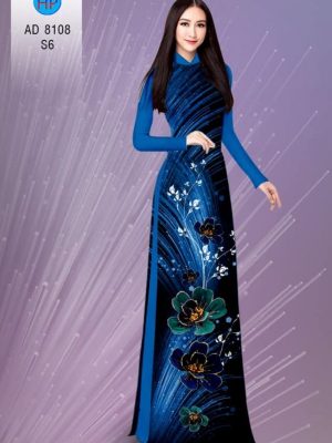Vải áo dài hoa in 3D kiểu mới AD 8103 34 1596428152 73 Vai ao dai hoa in 3D kieu moi AD 8103