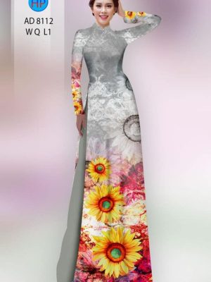 Vải áo dài hoa hướng dương mới ra AD 8112 26 1596428424 34 Vai ao dai hoa huong duong moi ra AD 8112