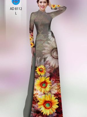 Vải áo dài hoa hướng dương mới ra AD 8112 34 1596428425 130 Vai ao dai hoa huong duong moi ra AD 8112