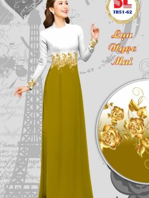 Vải Áo Dài Lụa Ngọc Mai Hoa Hồng Vàng kiểu mới AD DLTR51 47 1596442157 323 Vai Ao Dai Lua Ngoc Mai Hoa Hong Vang kieu