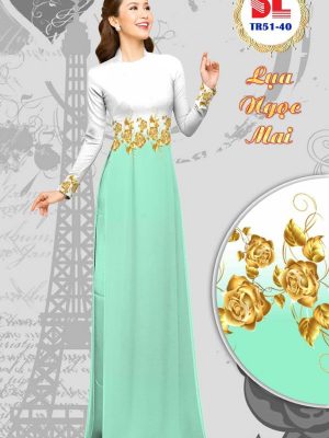 Vải Áo Dài Lụa Ngọc Mai Hoa Hồng Vàng kiểu mới AD DLTR51 46 1596442157 337 Vai Ao Dai Lua Ngoc Mai Hoa Hong Vang kieu