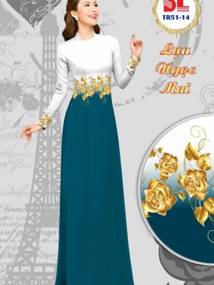 Vải Áo Dài Lụa Ngọc Mai Hoa Hồng Vàng kiểu mới AD DLTR51 48 1596442157 415 Vai Ao Dai Lua Ngoc Mai Hoa Hong Vang kieu