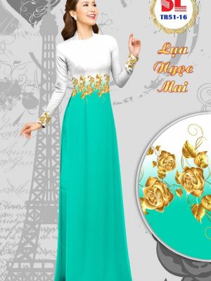 Vải Áo Dài Lụa Ngọc Mai Hoa Hồng Vàng kiểu mới AD DLTR51 44 1596442157 905 Vai Ao Dai Lua Ngoc Mai Hoa Hong Vang kieu