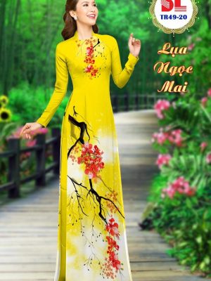 Vải Áo Dài Lụa Ngọc Mai Hoa Phượng thiết kế 2020 AD DLTR49 23 1596442473 157 Vai Ao Dai Lua Ngoc Mai Hoa Phuong thiet ke