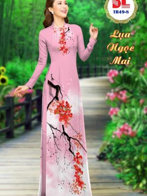 Vải Áo Dài Lụa Ngọc Mai Hoa Phượng thiết kế 2020 AD DLTR49 26 1596442474 17 Vai Ao Dai Lua Ngoc Mai Hoa Phuong thiet ke