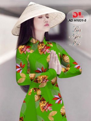 Vải Áo Dài Lụa Ngọc Mai Hình Lá kiểu mới AD H1031 29 1596512690 697 Vai Ao Dai Lua Ngoc Mai Hinh La kieu moi