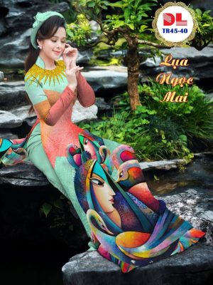 Vải Áo Dài Lụa Ngọc Mai Hình Cô Gái mới ra AD TR45 22 1596513155 218 Vai Ao Dai Lua Ngoc Mai Hinh Co Gai moi