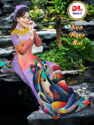 Vải Áo Dài Lụa Ngọc Mai Hình Cô Gái mới ra AD TR45 39 1596513157 360 Vai Ao Dai Lua Ngoc Mai Hinh Co Gai moi