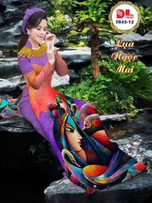 Vải Áo Dài Lụa Ngọc Mai Hình Cô Gái mới ra AD TR45 37 1596513157 477 Vai Ao Dai Lua Ngoc Mai Hinh Co Gai moi