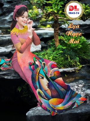 Vải Áo Dài Lụa Ngọc Mai Hình Cô Gái mới ra AD TR45 36 1596513157 855 Vai Ao Dai Lua Ngoc Mai Hinh Co Gai moi