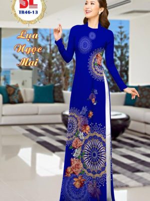 Vải Áo Dài Lụa Ngọc Mai Hoa Văn thiết kế 2020 AD TR46 18 1596513342 10 Vai Ao Dai Lua Ngoc Mai Hoa Van thiet ke
