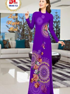 Vải Áo Dài Lụa Ngọc Mai Hoa Văn thiết kế 2020 AD TR46 17 1596513342 20 Vai Ao Dai Lua Ngoc Mai Hoa Van thiet ke